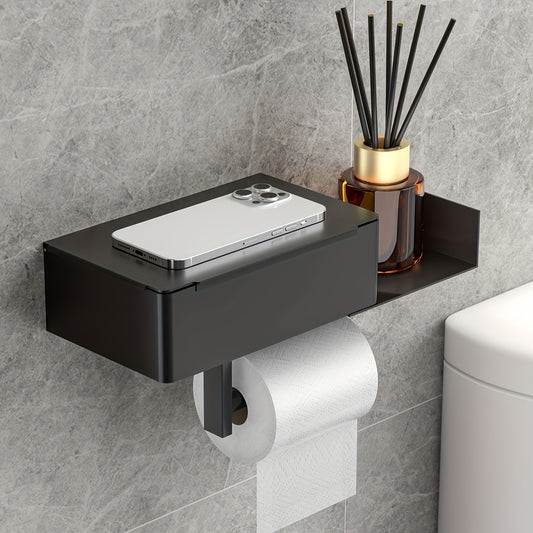 Edelstahl Toilettenpapierhalter STAHLIO Klopapierhalter ohne Bohren